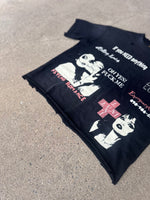 DE OMBRÉ PSYCHO ROMANCE TEES “BLACK”