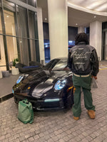 LUNI “BARCA” DARK GREEN CARGO JEANS