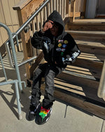 LUNI RACER ZIP-UP HOODIE