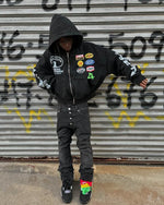 LUNI RACER ZIP-UP HOODIE