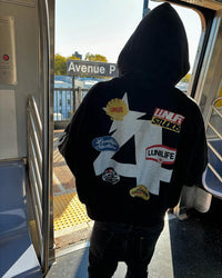 LUNI RACER ZIP-UP HOODIE