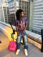 LUNI “SYN” DARK BLUE & VIOLET JEAN