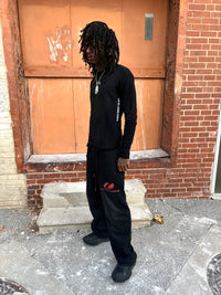 LUNI “TOO FIT” WAFFLE KNIT LONG SLEEVE