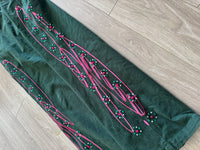 LUNI “BARCA” DARK GREEN CARGO JEANS