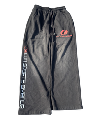 LUNI “ATH” BLACK WASHED SWEATS