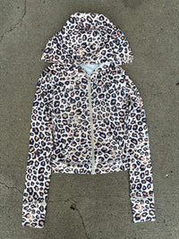 DE OMBRÉ CHEETAH WOMENS HOODIE