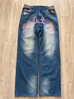 LUNI “SYN” DARK BLUE & VIOLET JEAN