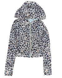 DE OMBRÉ CHEETAH WOMENS HOODIE